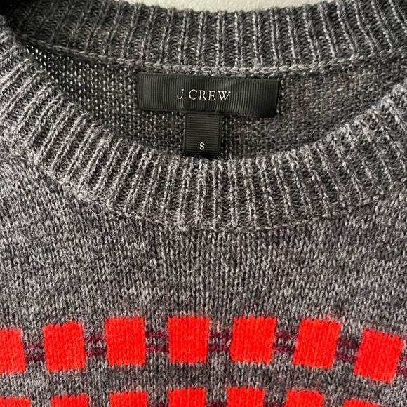 J. Crew Nordic Fair Isle Wool Blend Knit Crewneck Sweater - Picture 6 of 8